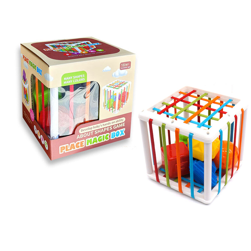 Soft Sorting Cube for Little Learners - Tactile Fun for Tiny Hands!