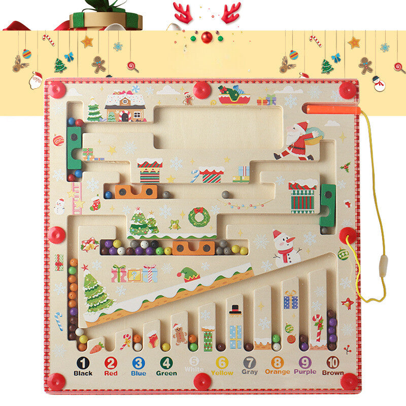Explore and Learn with the Magnetic Color & Number Maze! - Color, Count & Connect