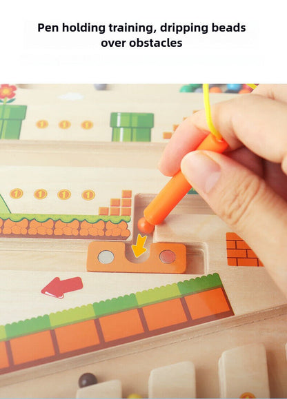 Explore and Learn with the Magnetic Color & Number Maze! - Color, Count & Connect