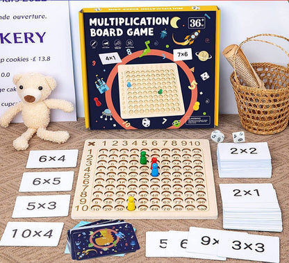 Montessori Wooden Math Game! Multiply the Fun!
