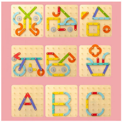 Wooden Geoboard - Imagination Meets Learning!