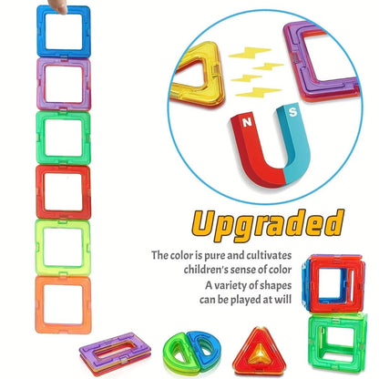 3D Magnetic Construction Kit (105 Pc) - Spark Creativity & Learning!
