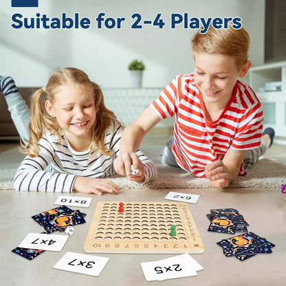 Montessori Wooden Math Game! Multiply the Fun!