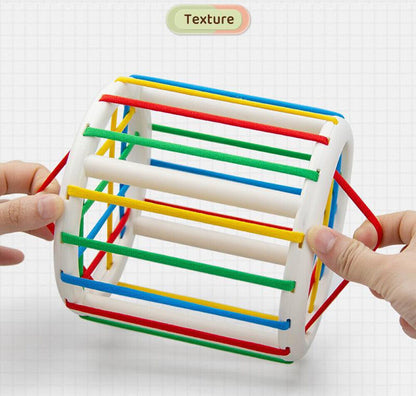 Soft Sorting Cube for Little Learners - Tactile Fun for Tiny Hands!
