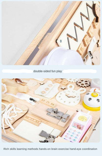 Skill Builder Board – Montessori Toy for Busy Little Hands