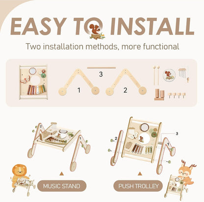 Musical Milestones on the Move – Montessori Musical Baby Walker