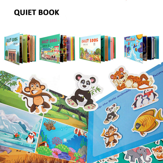 Quiet Busy Book - Fun Learning for Tiny Hands!