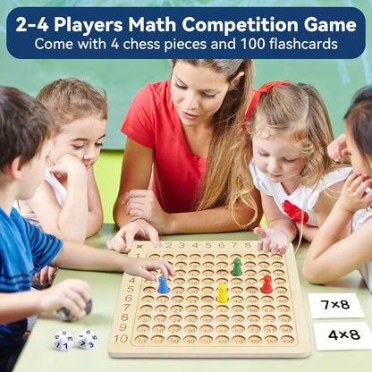 Montessori Wooden Math Game! Multiply the Fun!