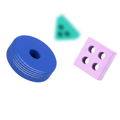 Montessori Mini Wooden Blocks - Stack, Sort & Imagine!