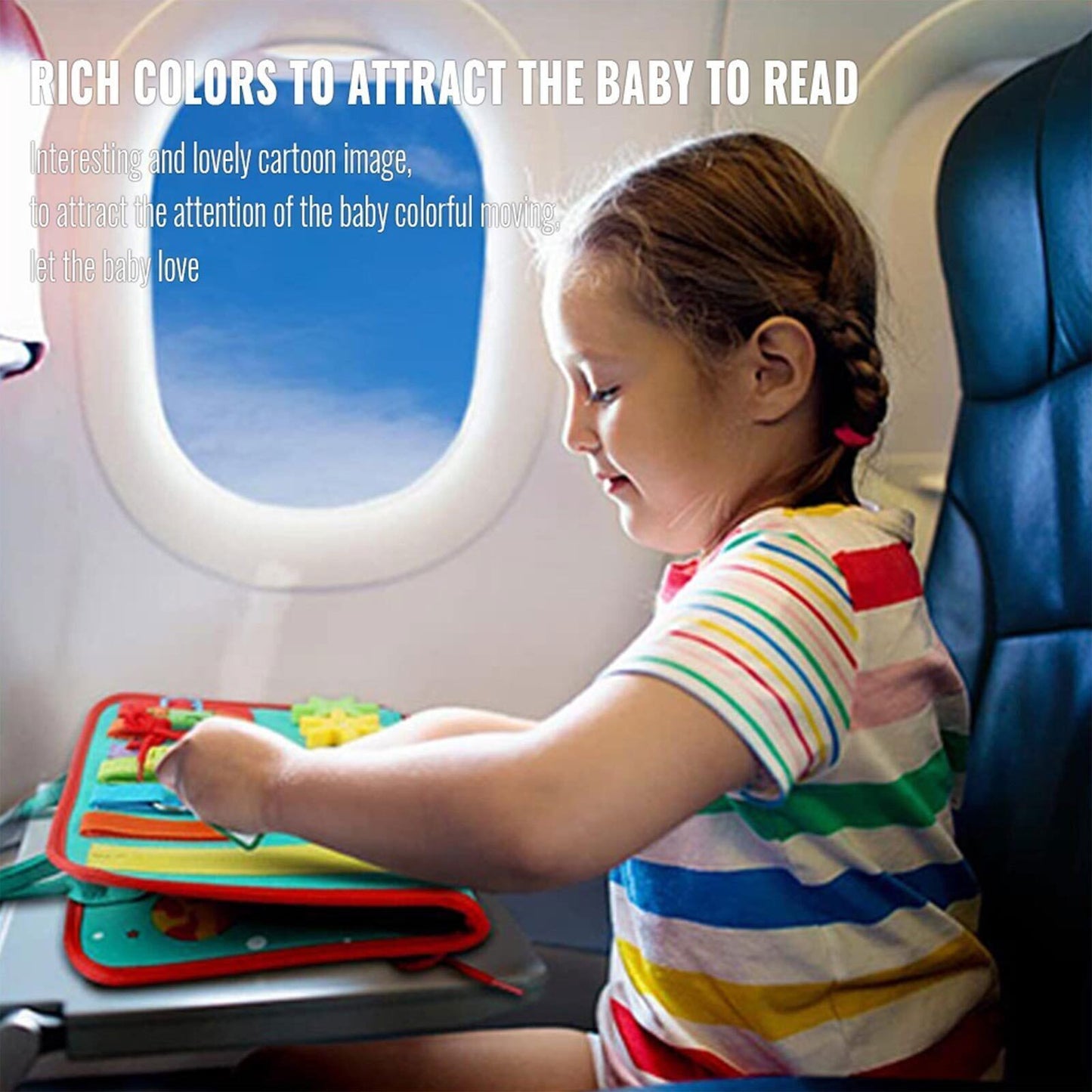 Montessori Busy Board & Quiet Book – Learn & Play On-the-Go